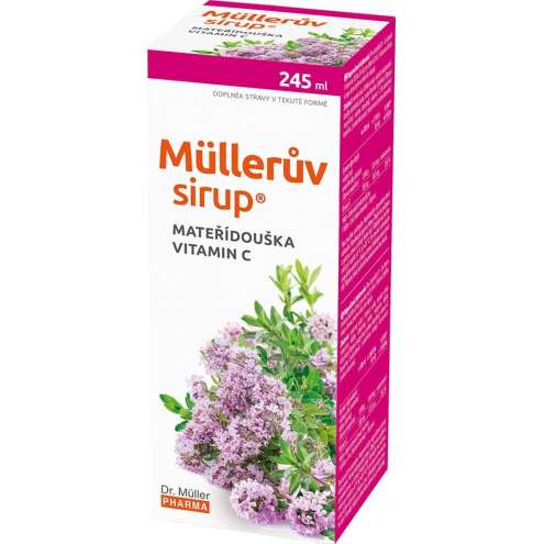 Müllerův sirup s mateřídouškou a vitaminem C 245 ml